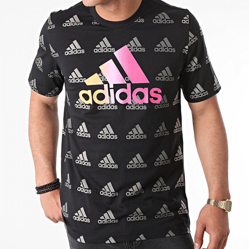 Adidas all over print tee